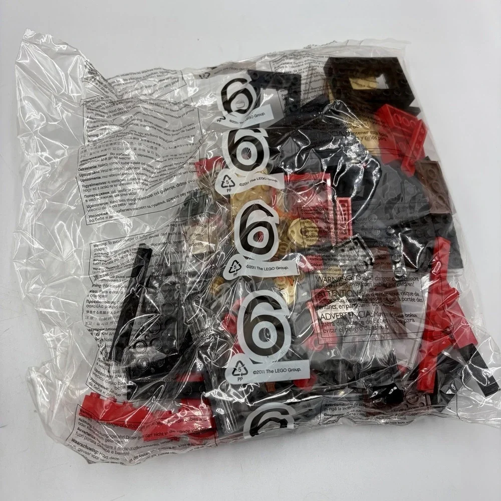 Lego Ninjago 2507 Fire Temple - Incomplete Read! Partial